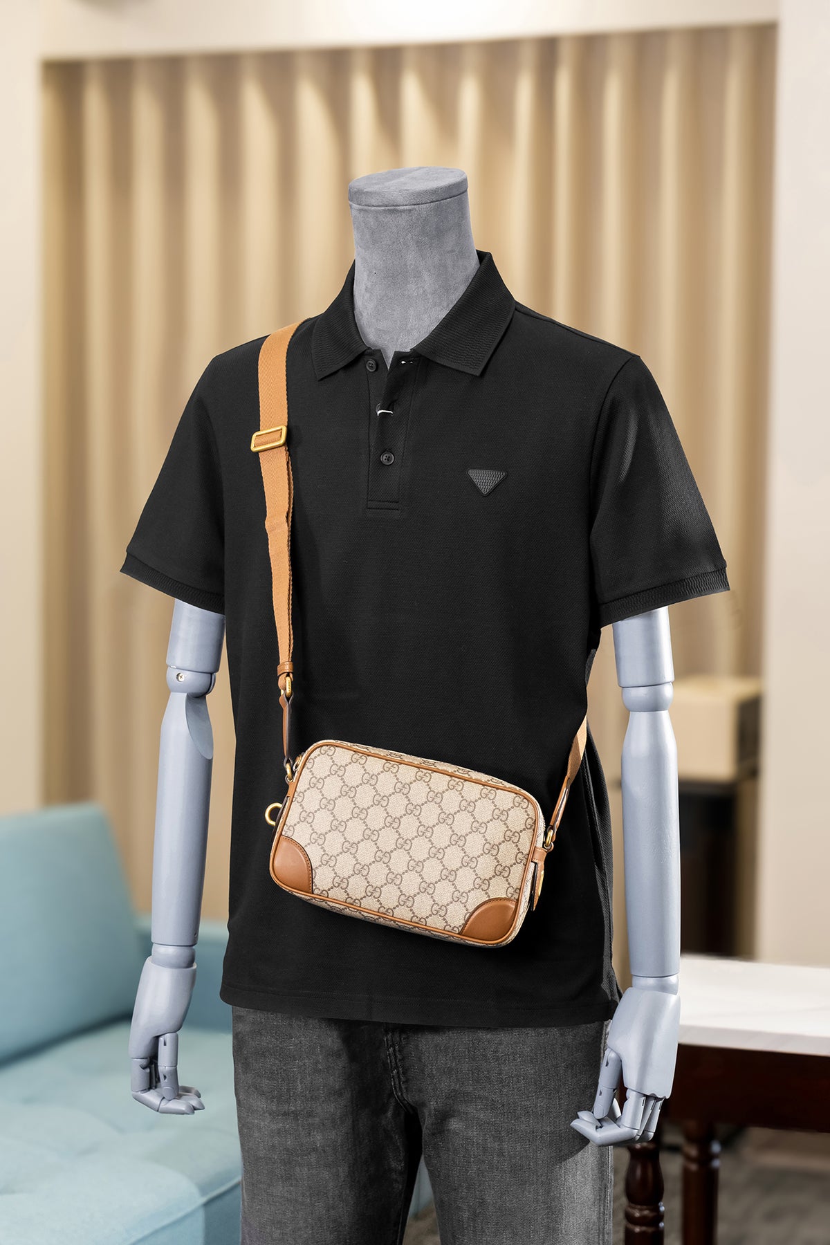 Áo polo Burherenys Mulberry Silk Blend 68320 Black Regular Fit