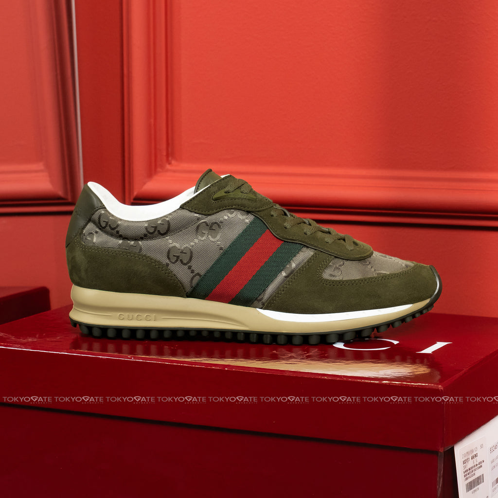 Giày Gucci 832461 AAEW3 3041 Nora Sneaker In Green