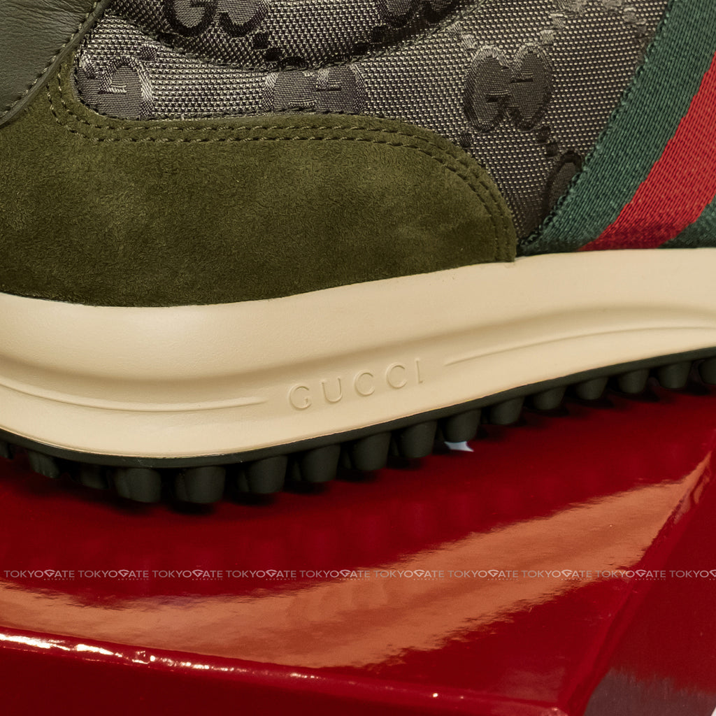 Giày Gucci 832461 AAEW3 3041 Nora Sneaker In Green