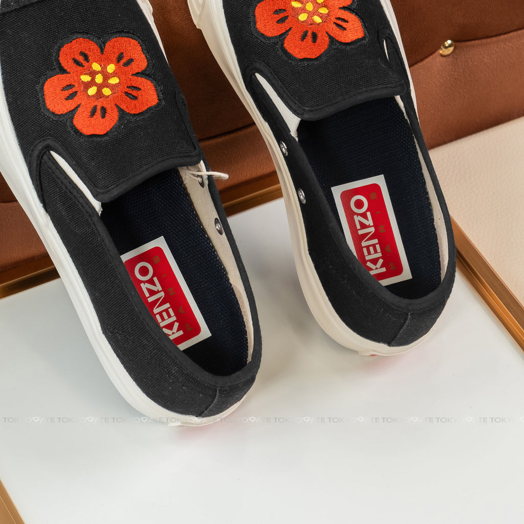 Giày Kenzo FD5SN005F73 Kenzoschool Boke Flower Black
