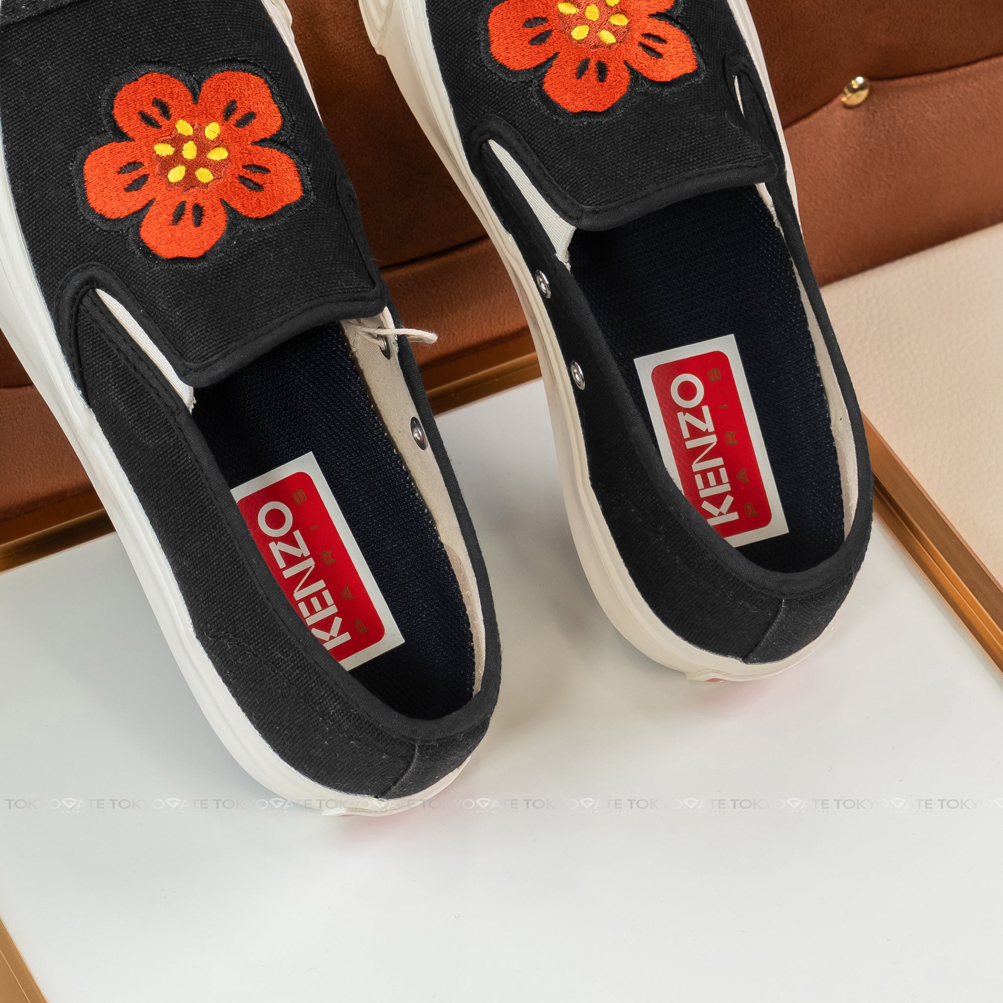 Giày Kenzo FD5SN005F73 Kenzoschool Boke Flower Black