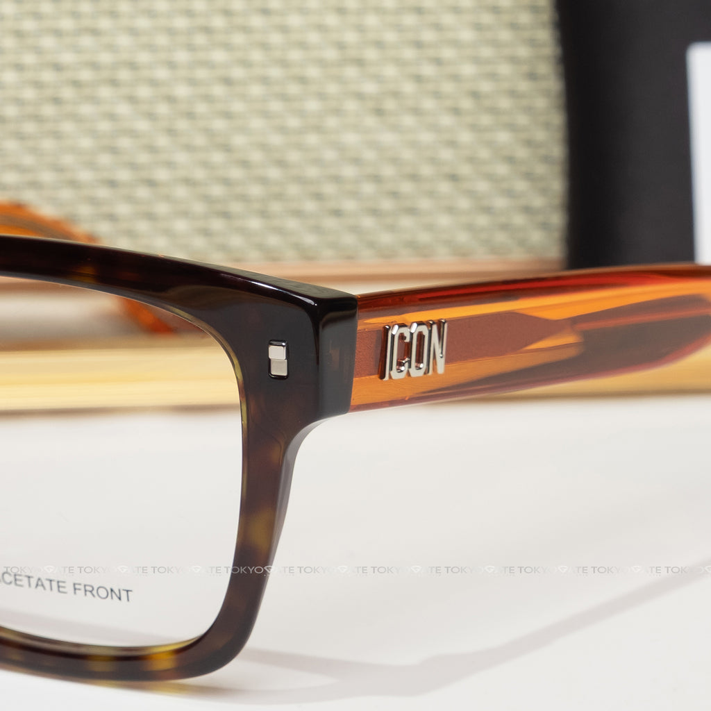 Kính Dsquared2 ICON0018-L9G-52 Square Amber Opticals
