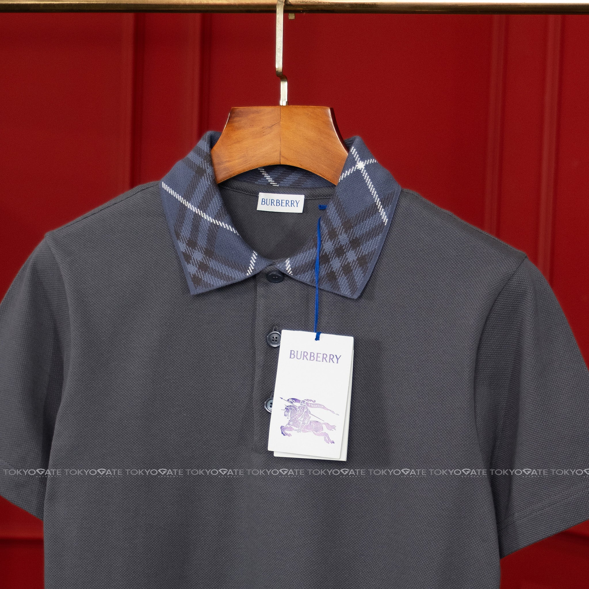 Áo polo Burberry SP25 MW FOR Magnet Slim Fit