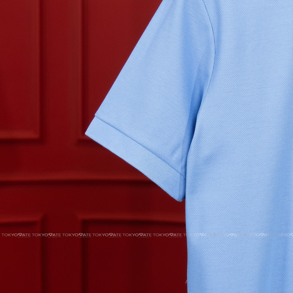 Áo polo Burberry 8120941 Harford ZP Perwinkle Blue Slim Fit