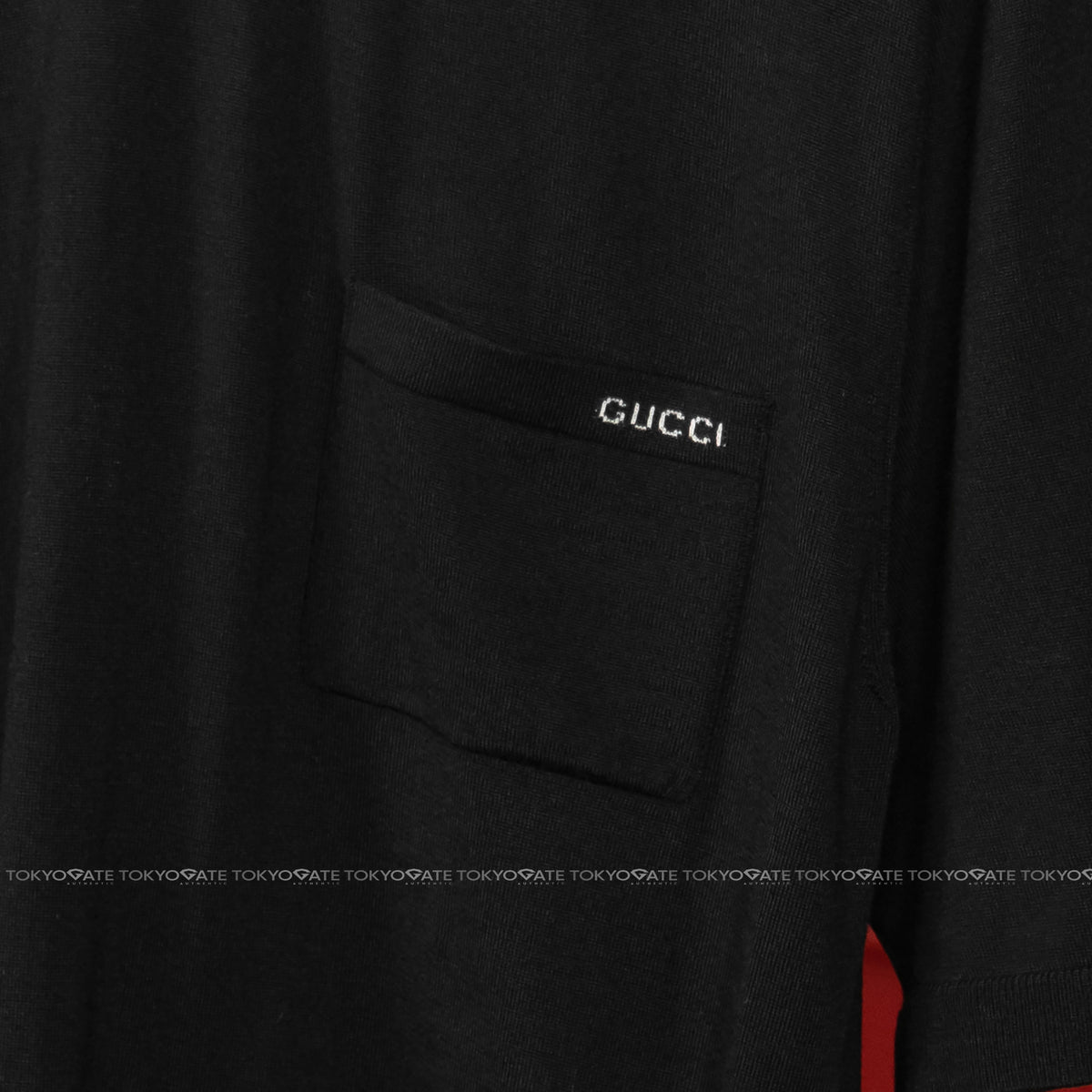 Áo len Gucci 824126 XKER2 1070 Fine Wool Knit Top Black