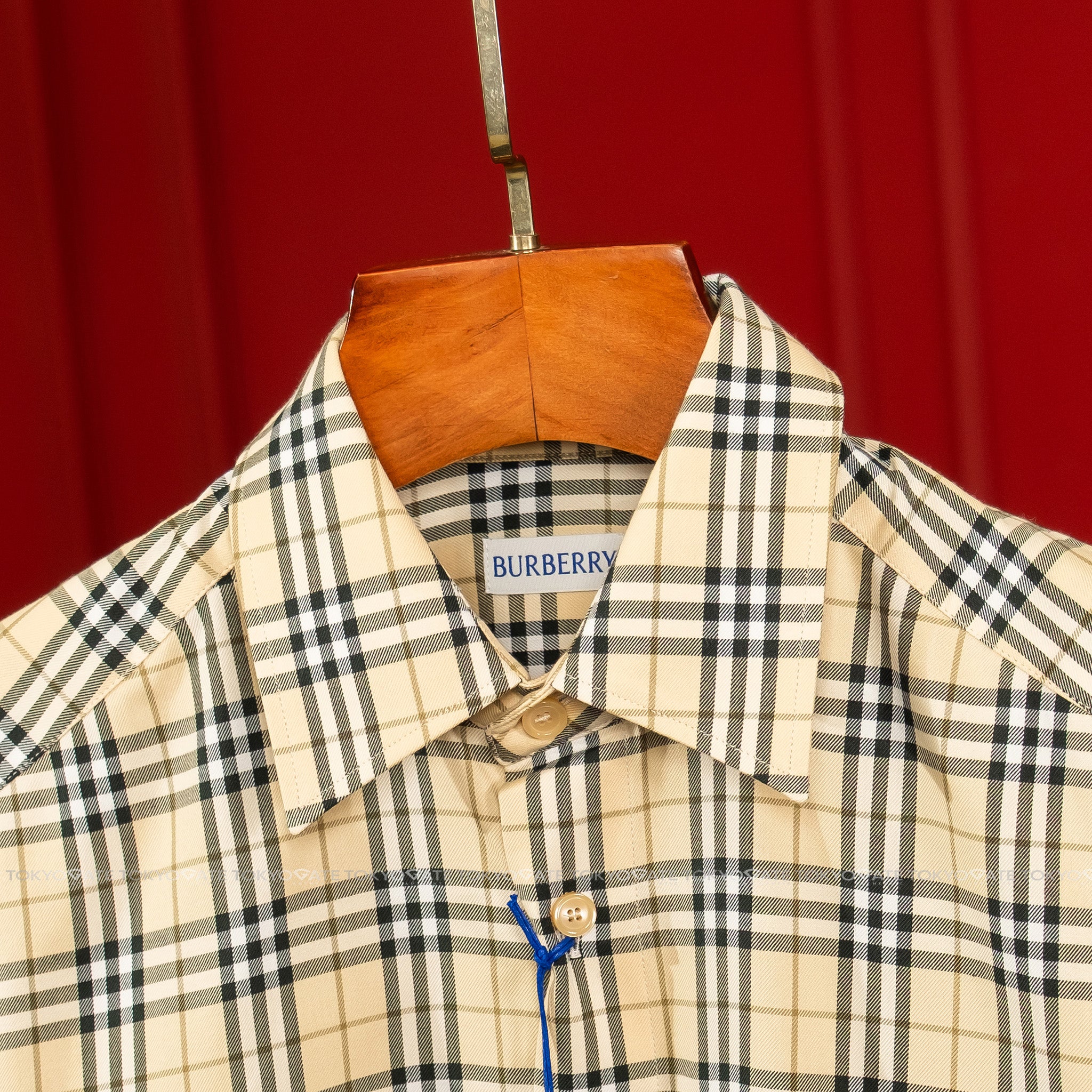 Áo sơ mi Burberry Claverdon 8121628 Archive Beige Slim Fit