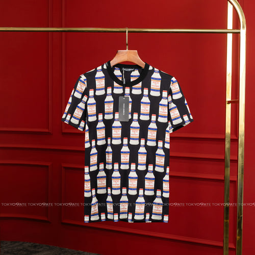 Áo phông D&G Bacio Di Venere Cotton Crew Neck T-Shirt Slim Fit
