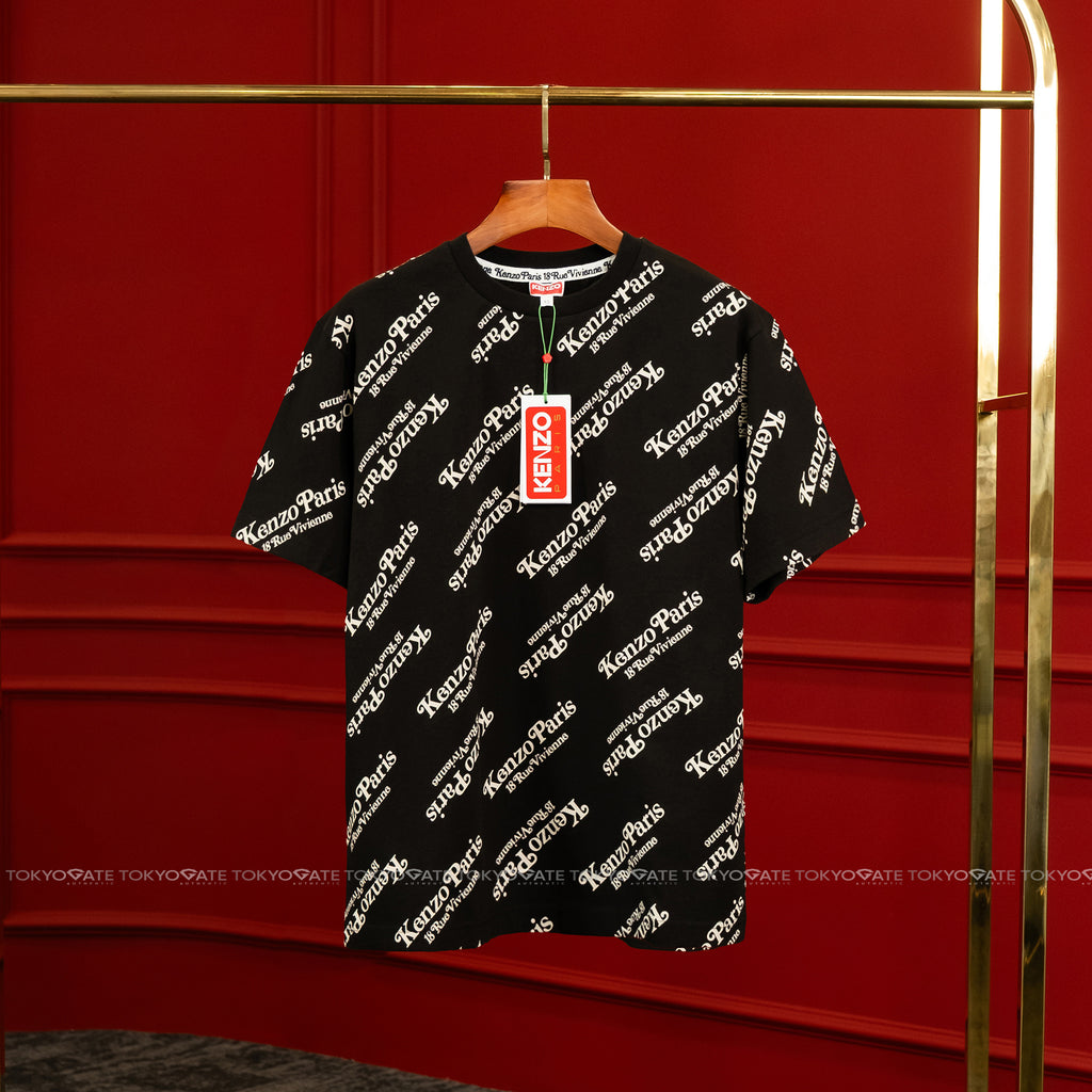 Áo phông Kenzo x Verdy Logo-Print T-shirt Black Oversize
