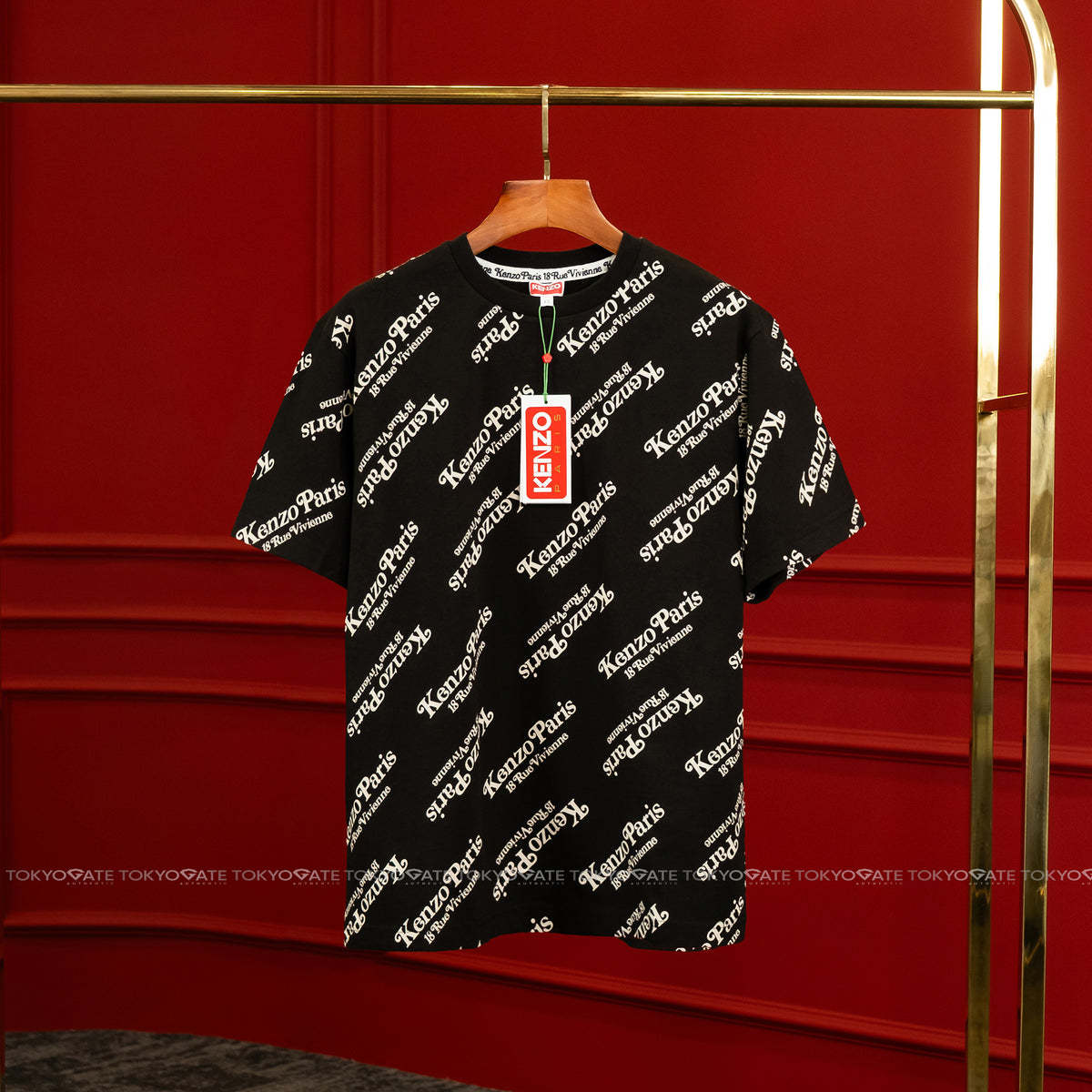 Áo phông Kenzo x Verdy Logo-Print T-shirt Black Oversize