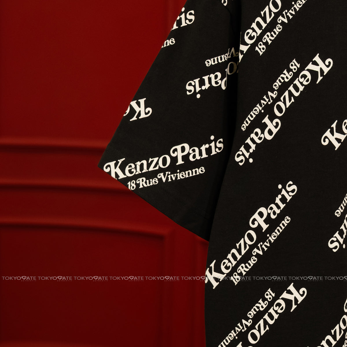 Áo phông Kenzo x Verdy Logo-Print T-shirt Black Oversize