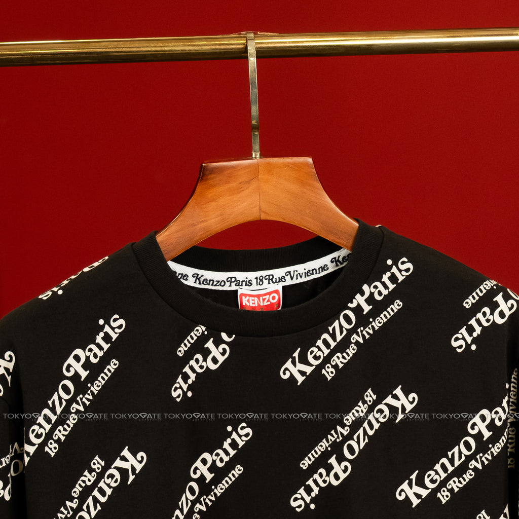 Áo phông Kenzo x Verdy Logo-Print T-shirt Black Oversize