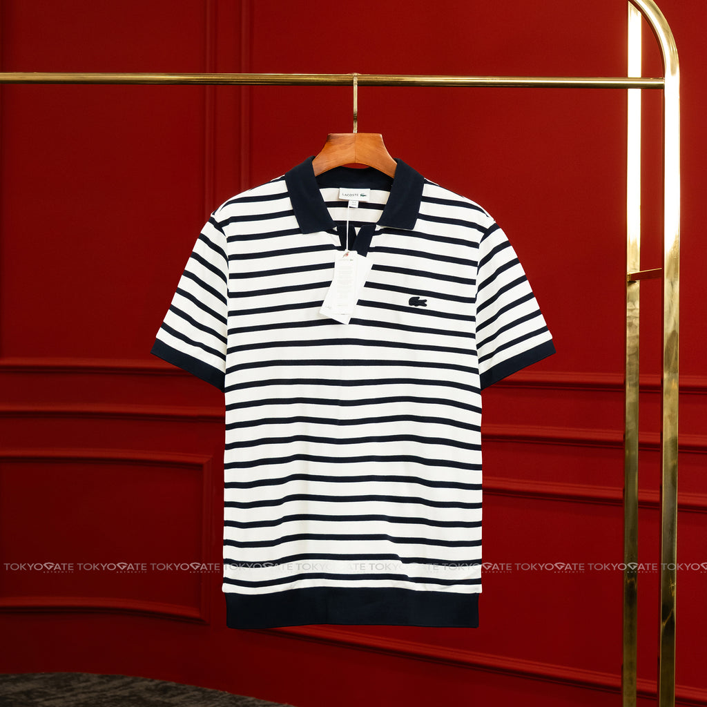 Áo polo Lacoste PH486E 166 Contrast Neck Stripe Regular Fit