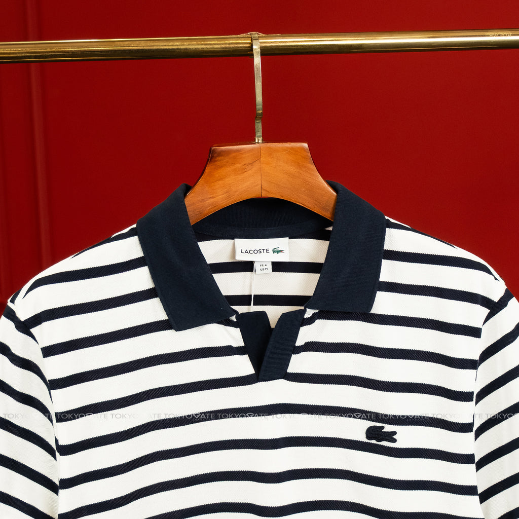 Áo polo Lacoste PH486E 166 Contrast Neck Stripe Regular Fit