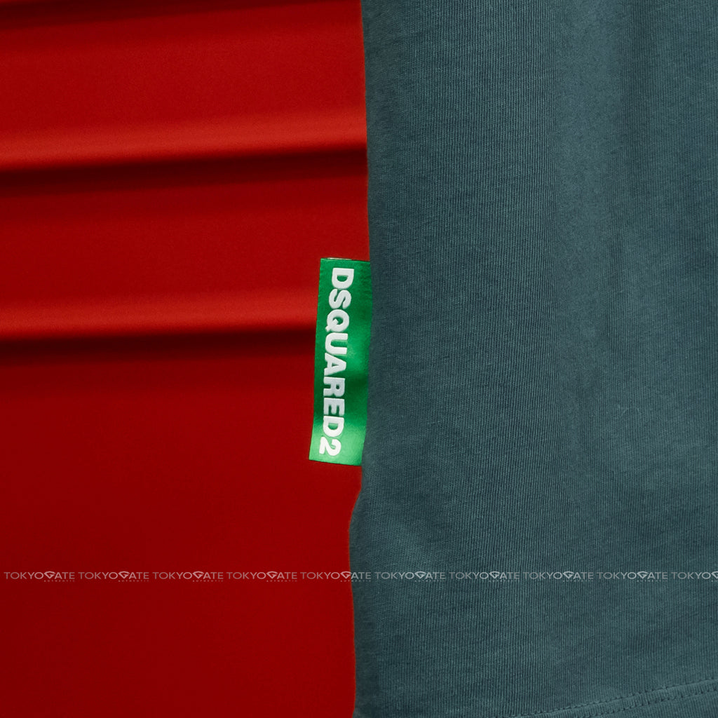 Áo phông Dsquared2 S78GD0064 800 Green Regular Fit