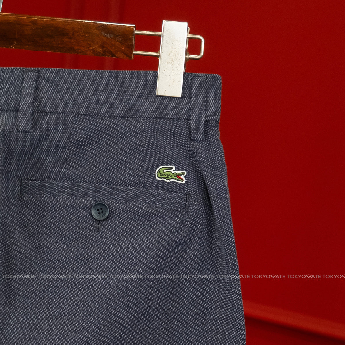 Quần âu Lacoste HH354E 166 Crepe Cotton Trousers Regular Fit