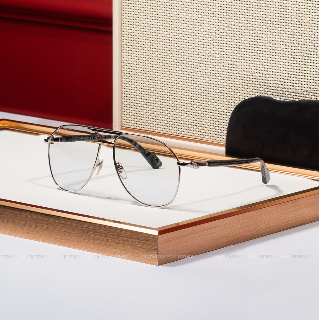 Kính Gucci GG1220S 006 Silver Aviator Sunglasses