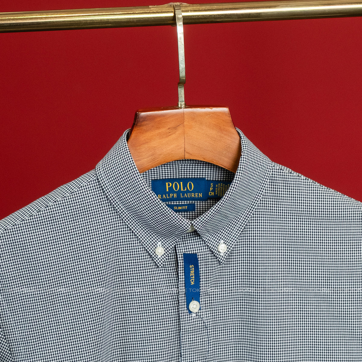 Áo sơ mi Polo Ralph Lauren 710928254005 Core Replen Black Slim Fit