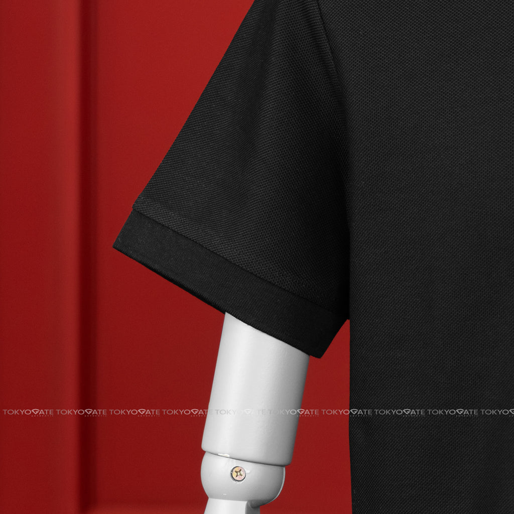 Áo polo Burberry 8083154 Edney Black Slim Fit