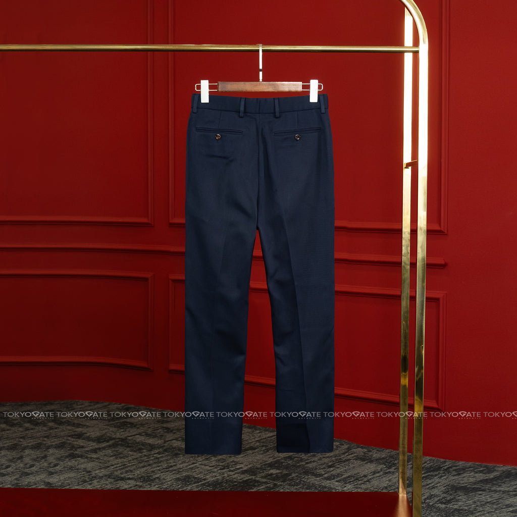Quần âu Gucci 668588 Z8AQY 4433 Web Stripe Navy Regular Fit