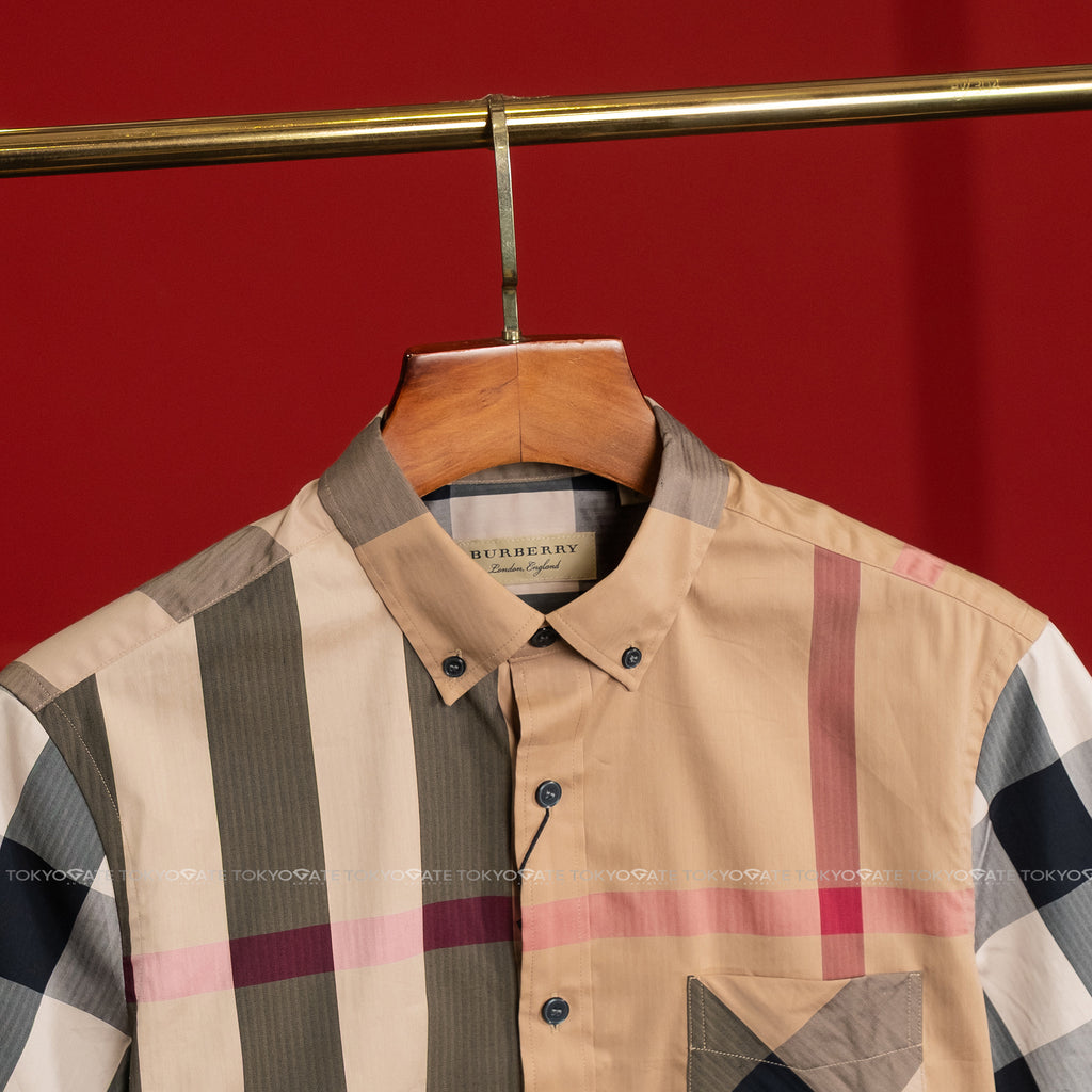 Áo sơ mi Burberry SS Thornaby 4045837 Camel