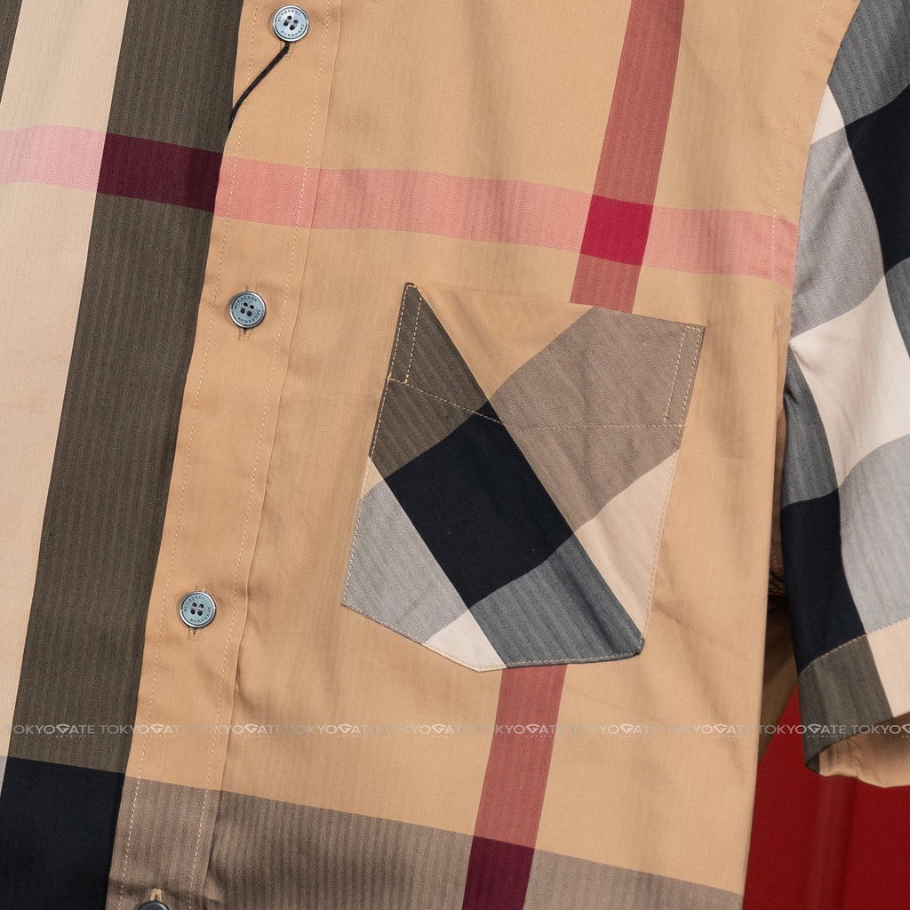 Áo sơ mi Burberry SS Thornaby 4045837 Camel