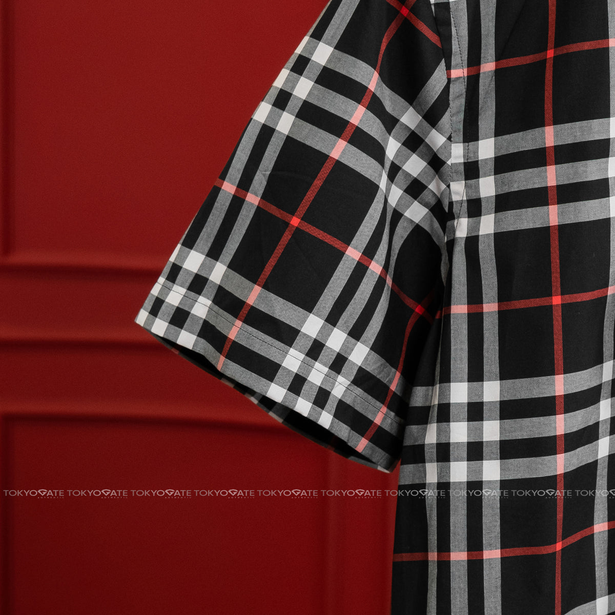 Áo sơ mi Burberry Causey 8073410 Black Check Regular Fit