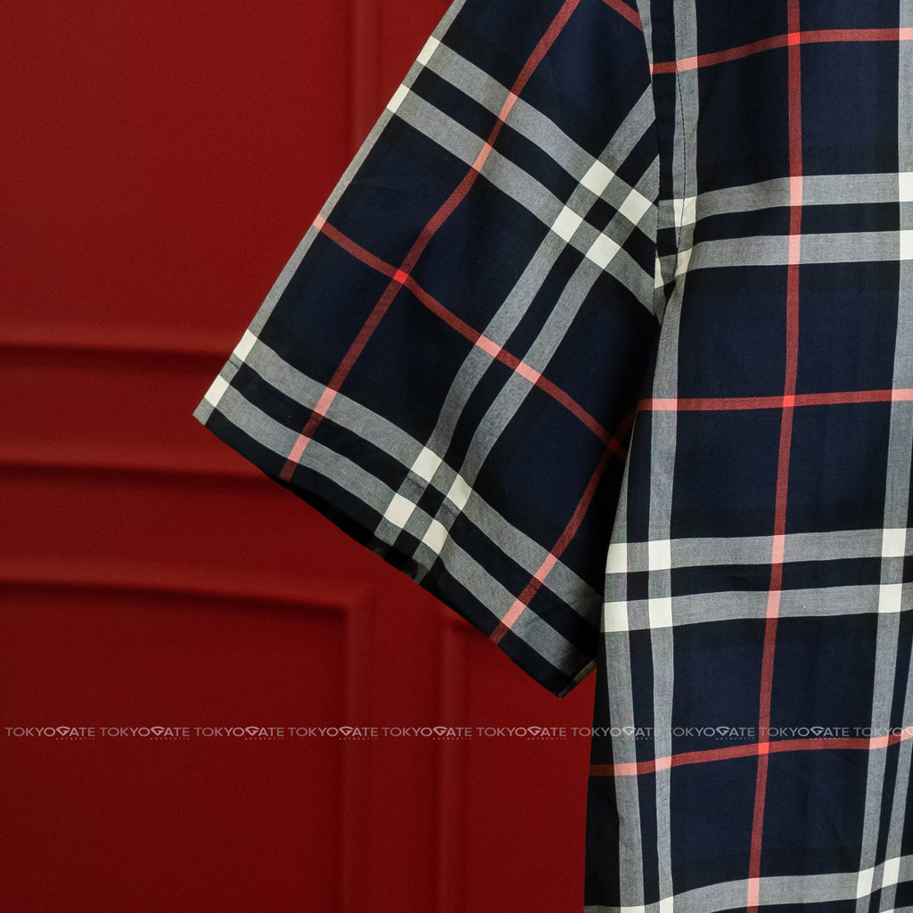 Áo sơ mi Burberry Causey 8073411 Navy IP Check Regular Fit