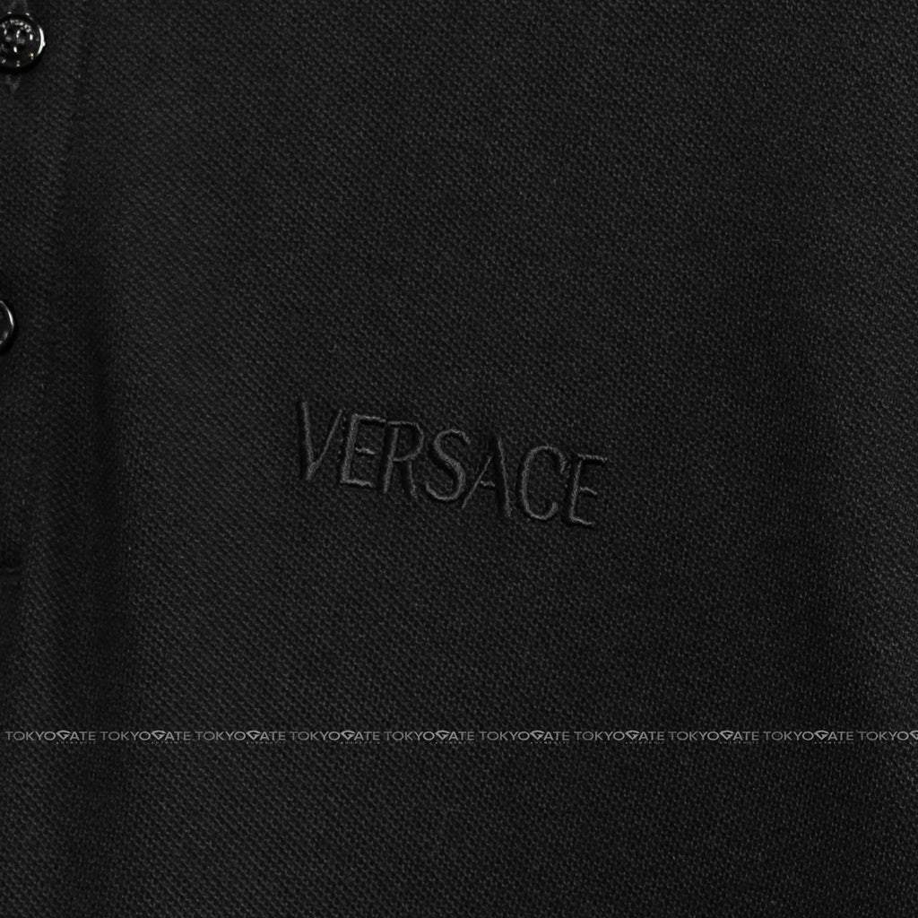Áo polo Versace 1012260 1A08837 2B130 Black Regular Fit