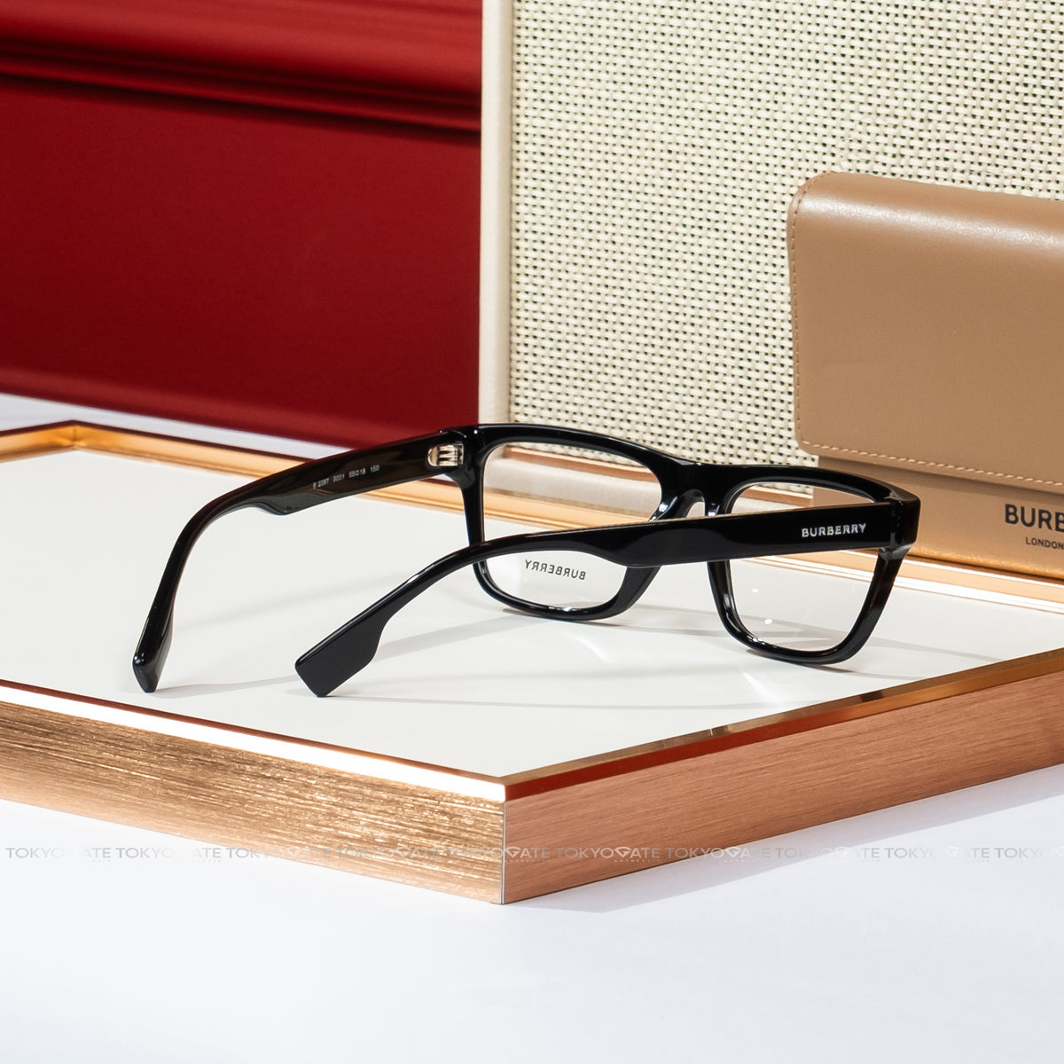 Kính Burberry 0BE2387 Black Square Eyeglasses