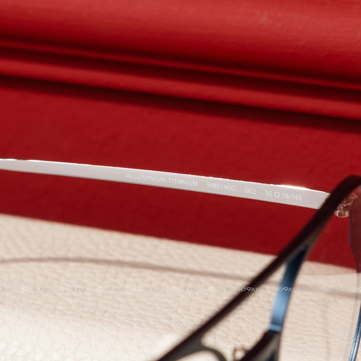 Kính Montblanc Titanium- Aluminium MB1950 002 Blue Silver Eyeglasses