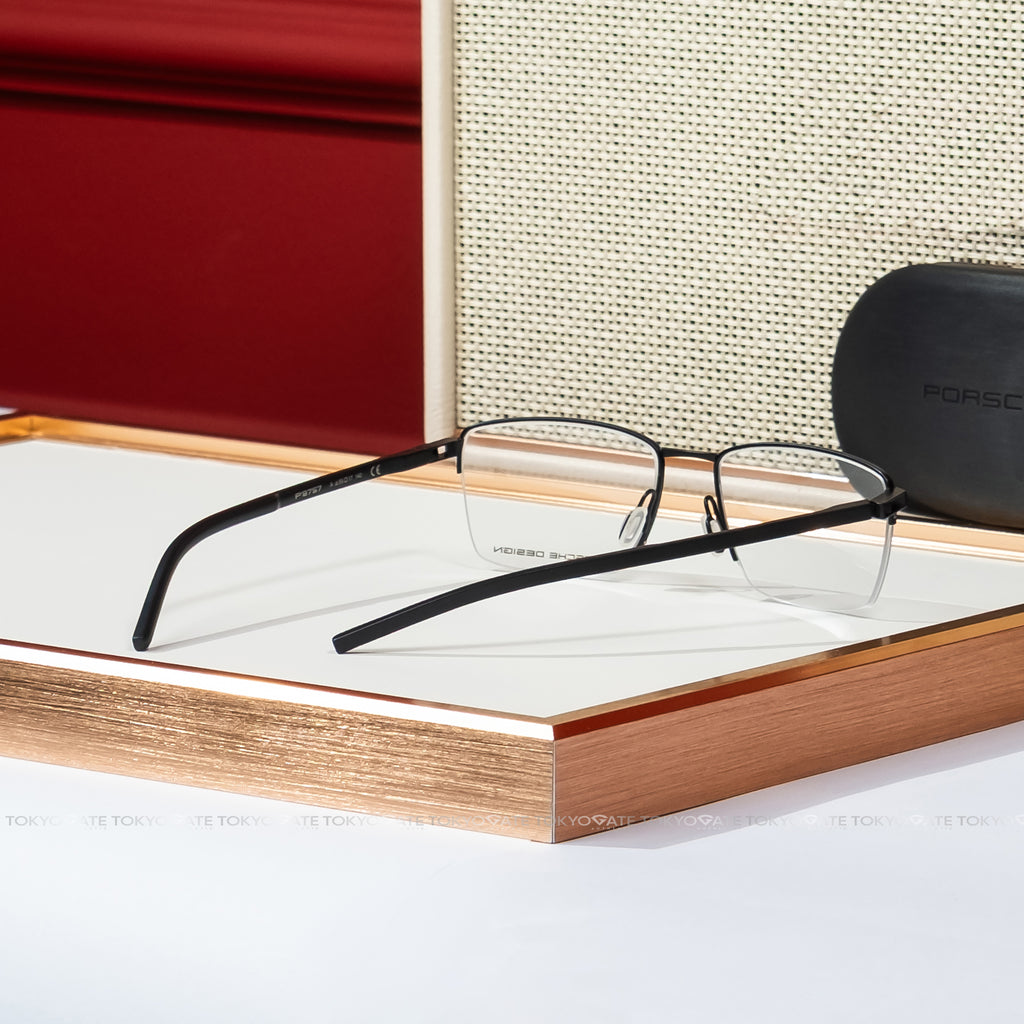 Kính Porsche Design P8757 Rectangular Black Eyeglasses