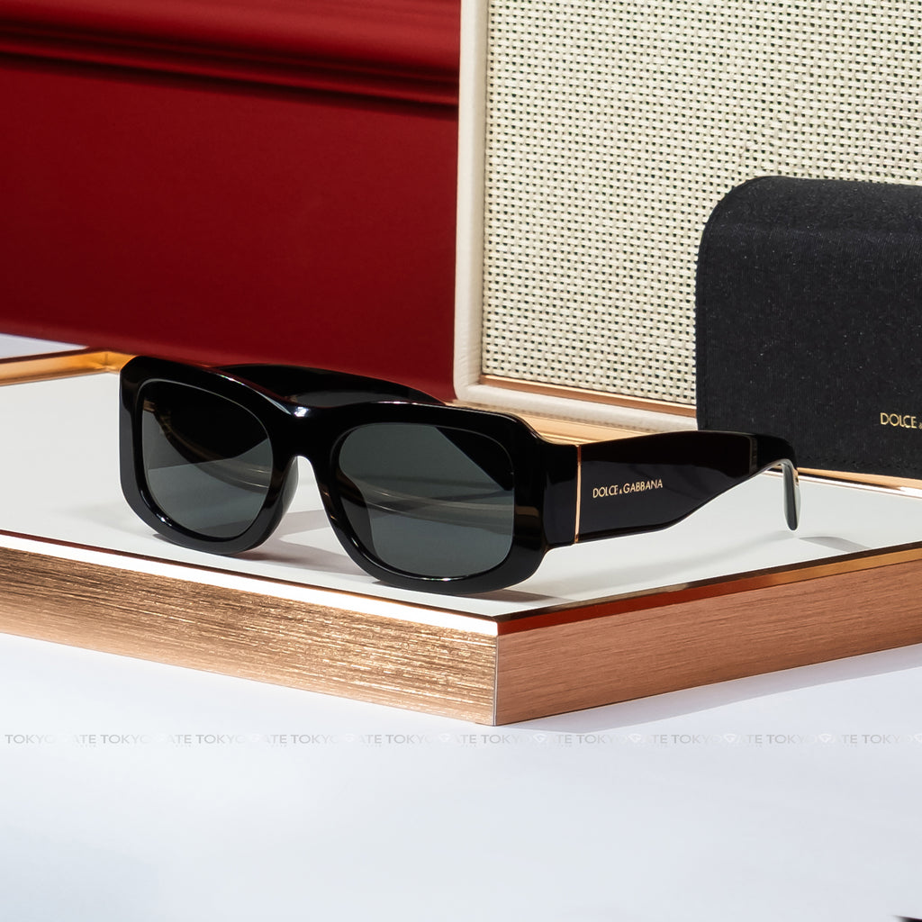 Kính D&G 0DG4503 Men's Black Rectangular Sunglasses