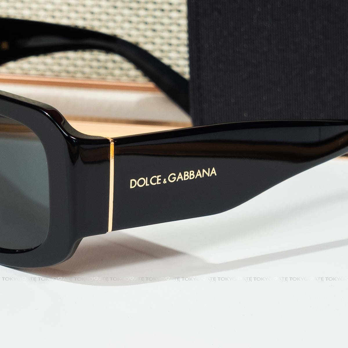 Kính D&G 0DG4503 Men's Black Rectangular Sunglasses