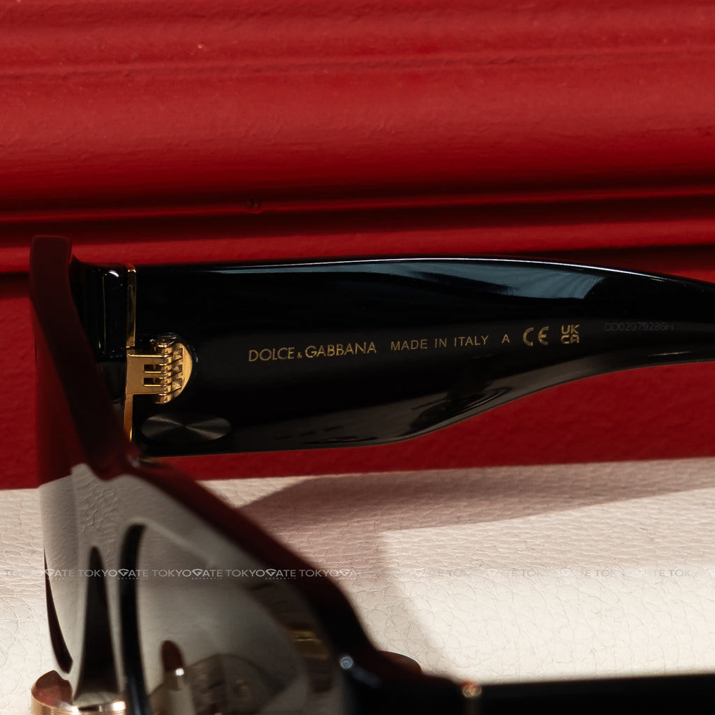 Kính D&G 0DG4503 Men's Black Rectangular Sunglasses