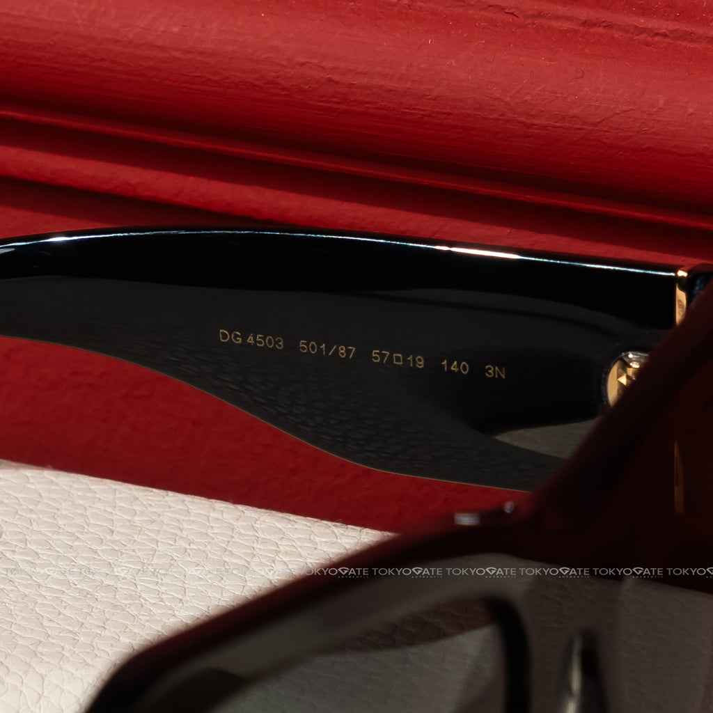 Kính D&G 0DG4503 Men's Black Rectangular Sunglasses