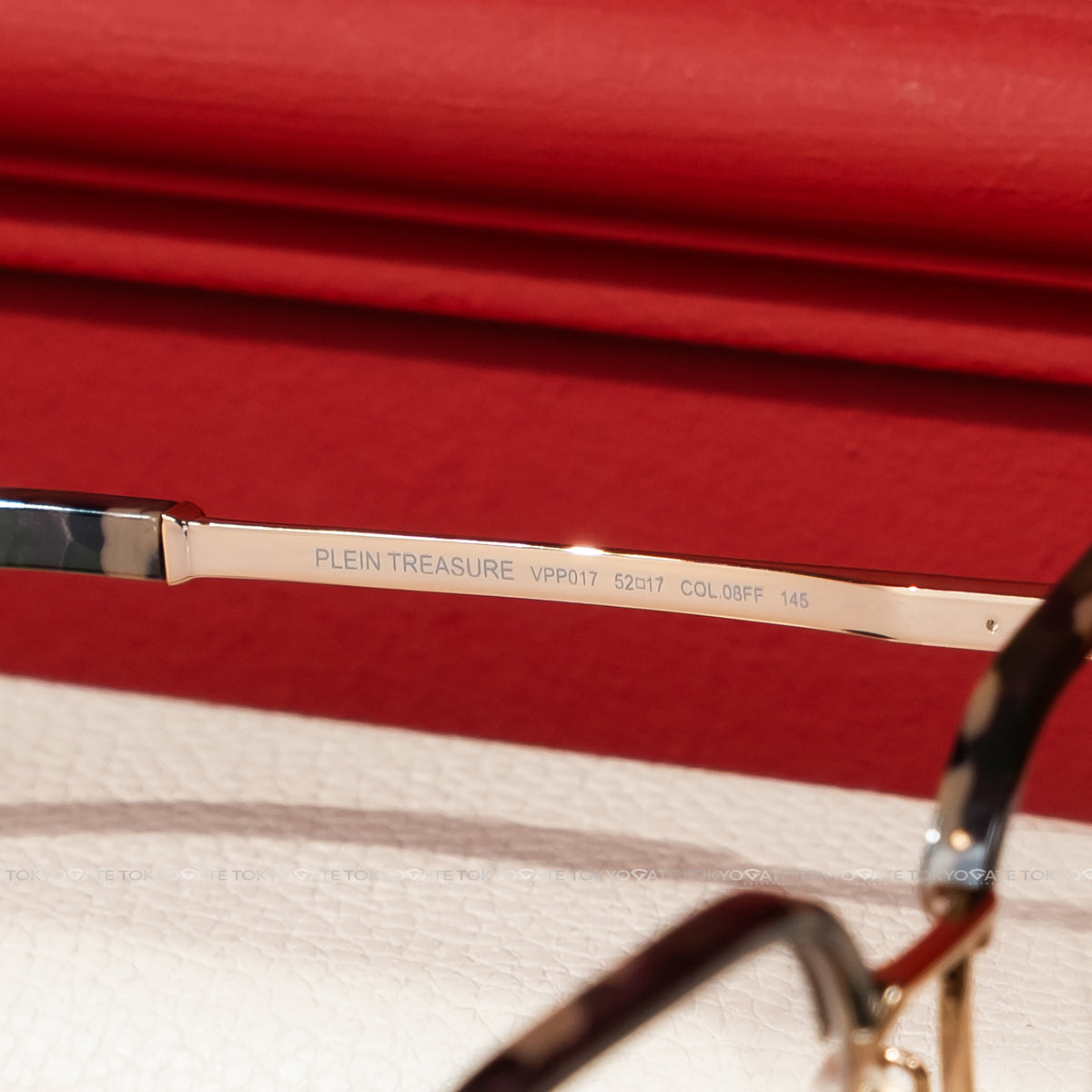 Kính Philipp Plein Brown Geometric VPP017M Eyeglasses