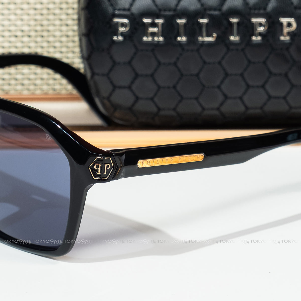 Kính Philipp Plein SPP072M Shiny Black Smoke Men's Sunglasses