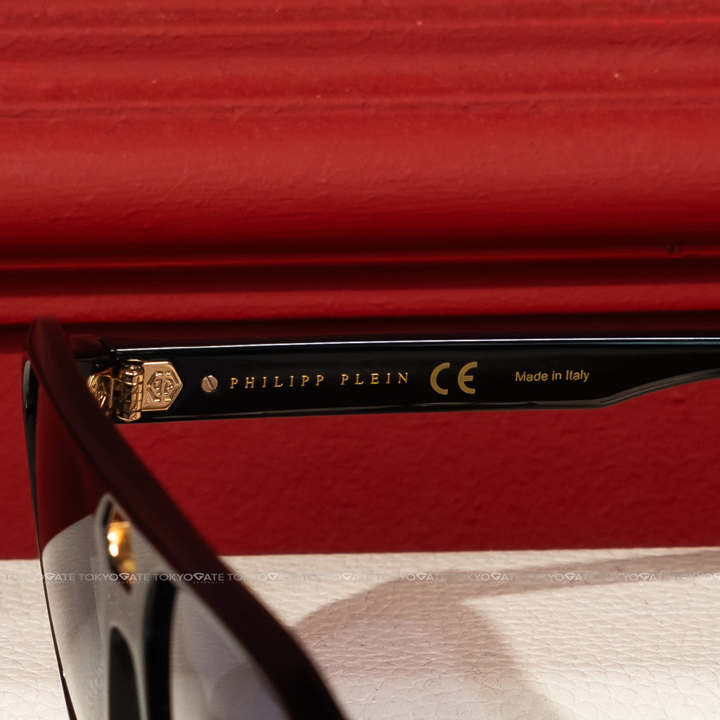 Kính Philipp Plein SPP072M Shiny Black Smoke Men's Sunglasses