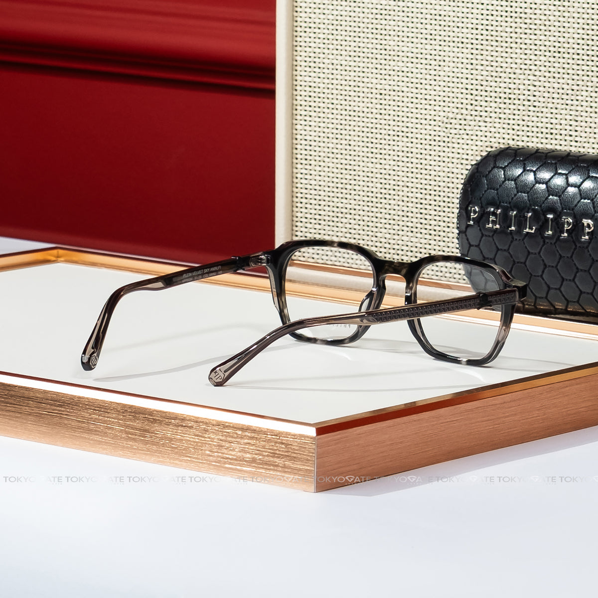 Kính Philipp Plein VPP059V Oahu Grey Smoke Men's Eyeglasses