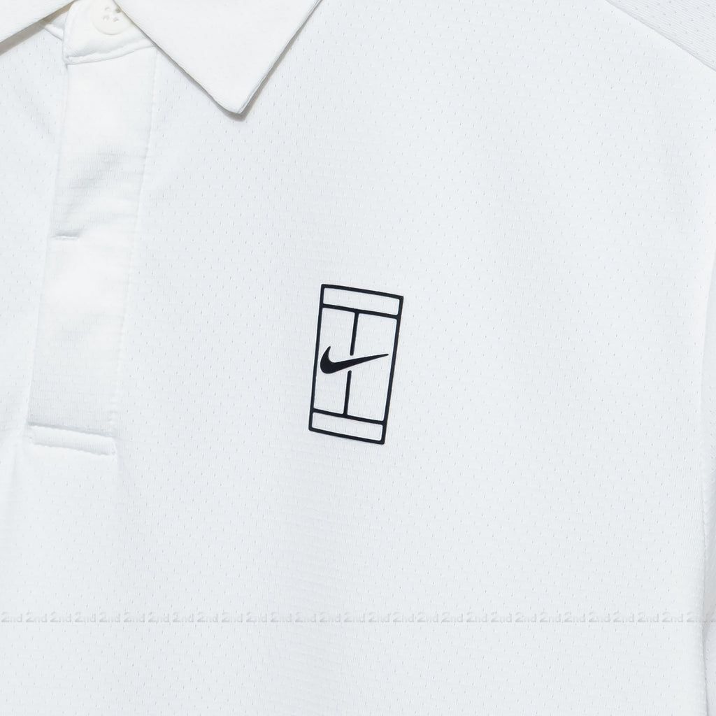 [2nd] Áo polo Nike Court Advantage Men's Dri-FIT Tennis Polo White