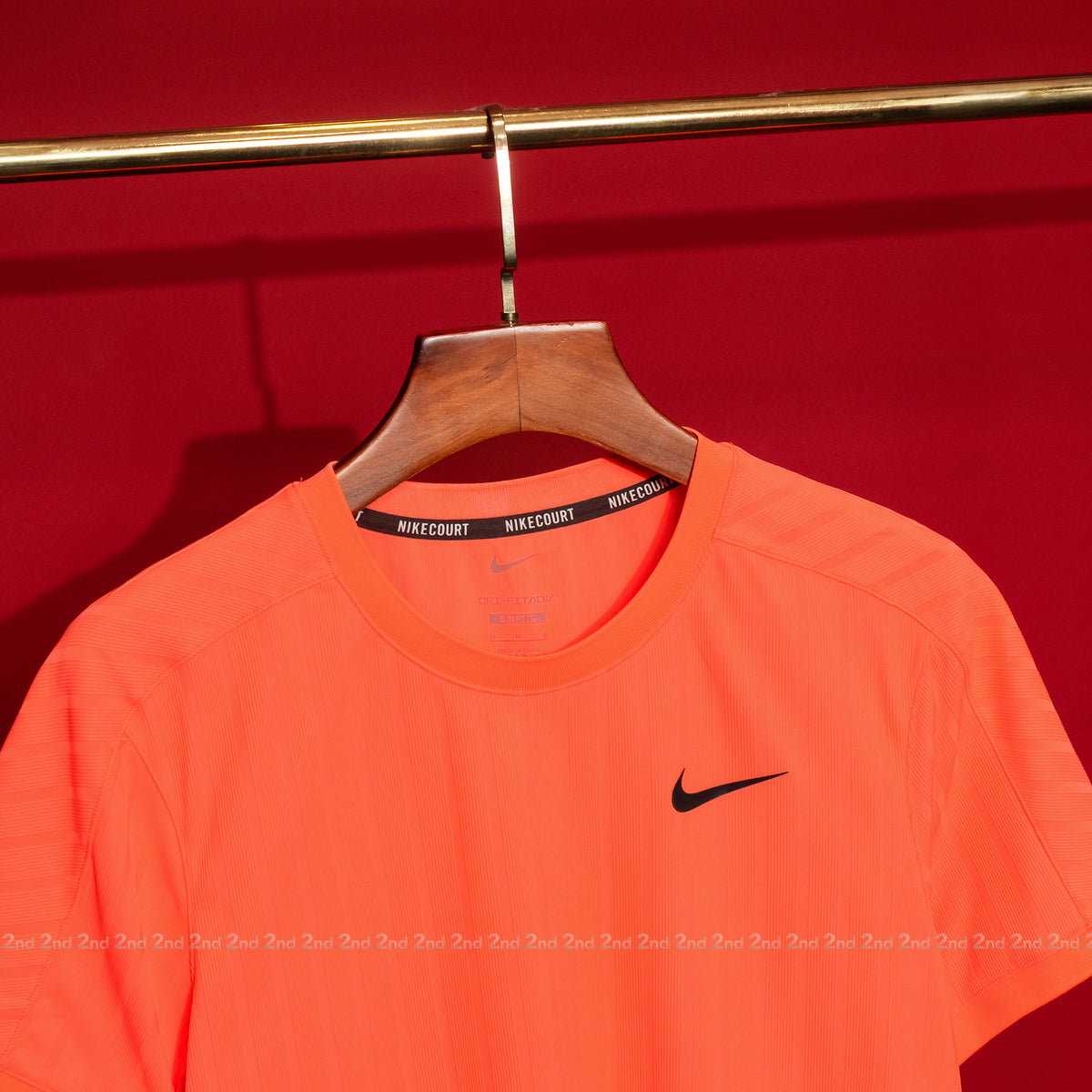 [2nd] Áo phông Nike Tennis Court Dri-Fit Orange Slim Fit
