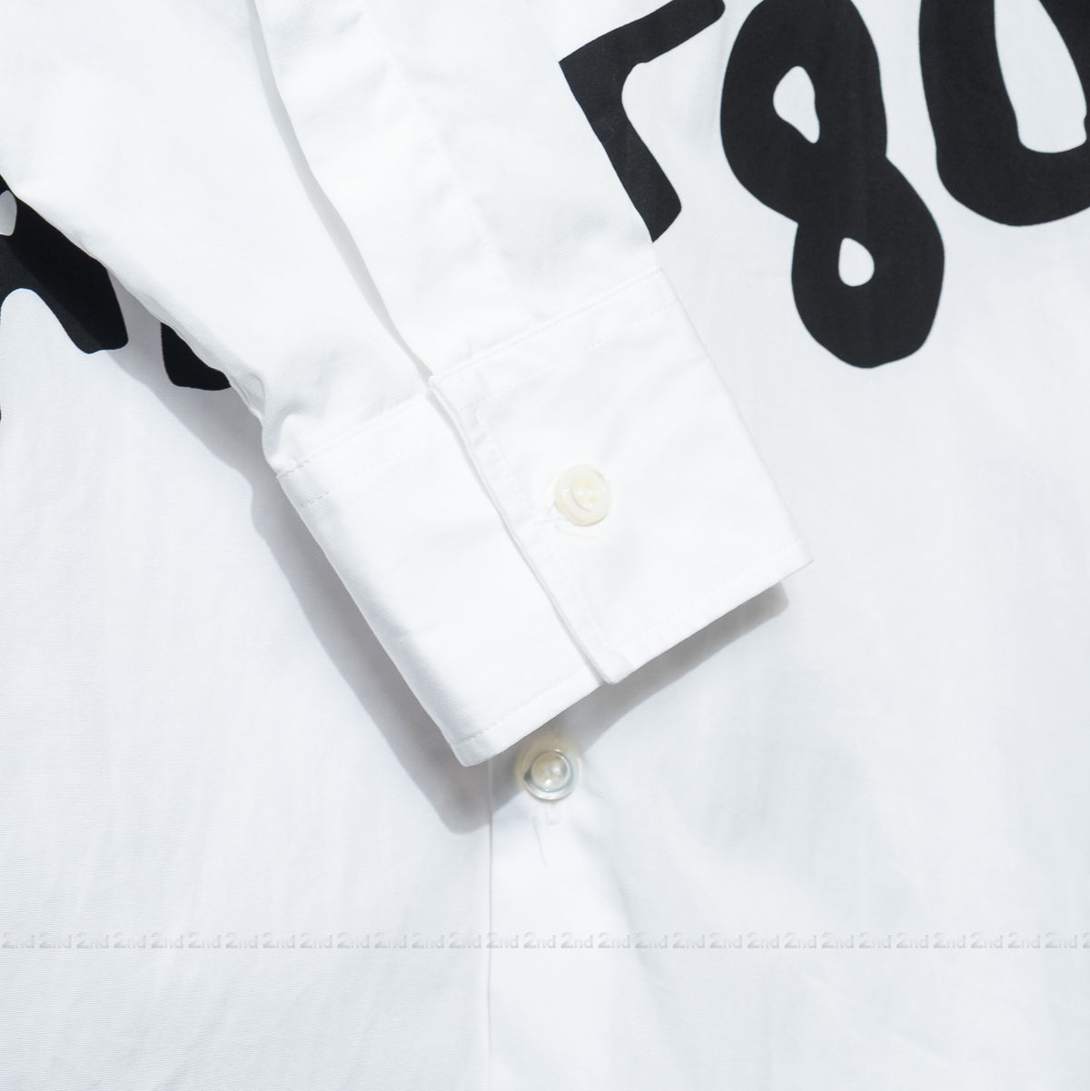 [2nd] Áo sơ mi Dsquared2 S74DM0820 S36275 100 Poplin Stretch White Slim Fit