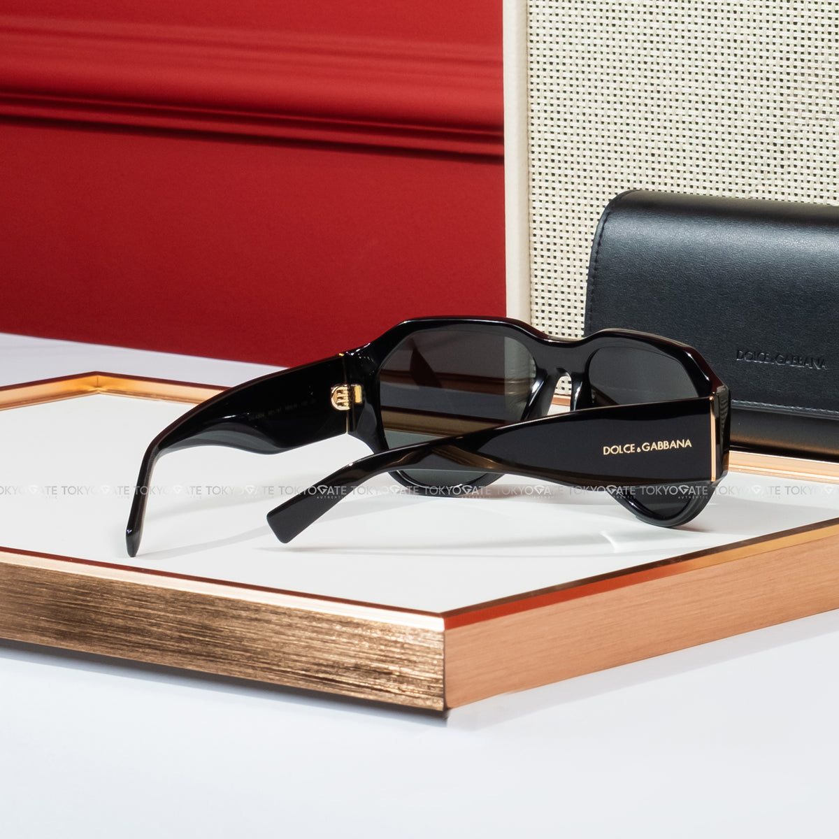 Kính D&G 0DG4504 501/87 Black Dark Grey Sunglasses