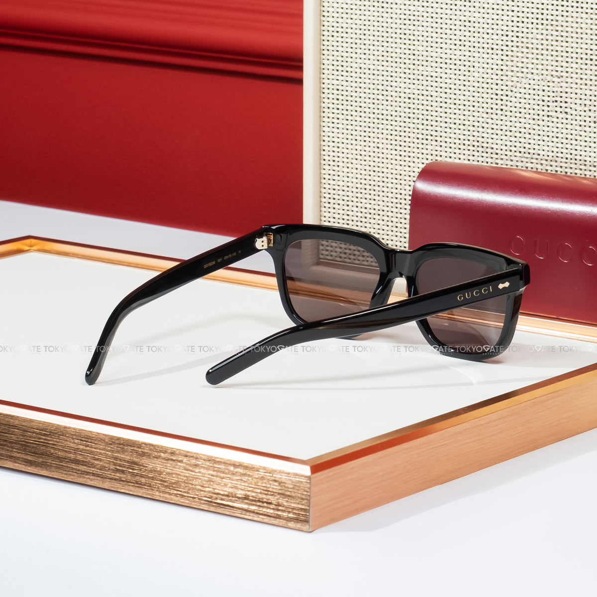 Kính Gucci GG1523S 001 Black Grey Sunglasses