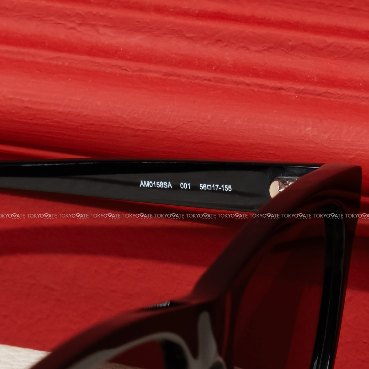 Kính Alexander McQueen AM0158SA 001 Black Grey Sunglasses