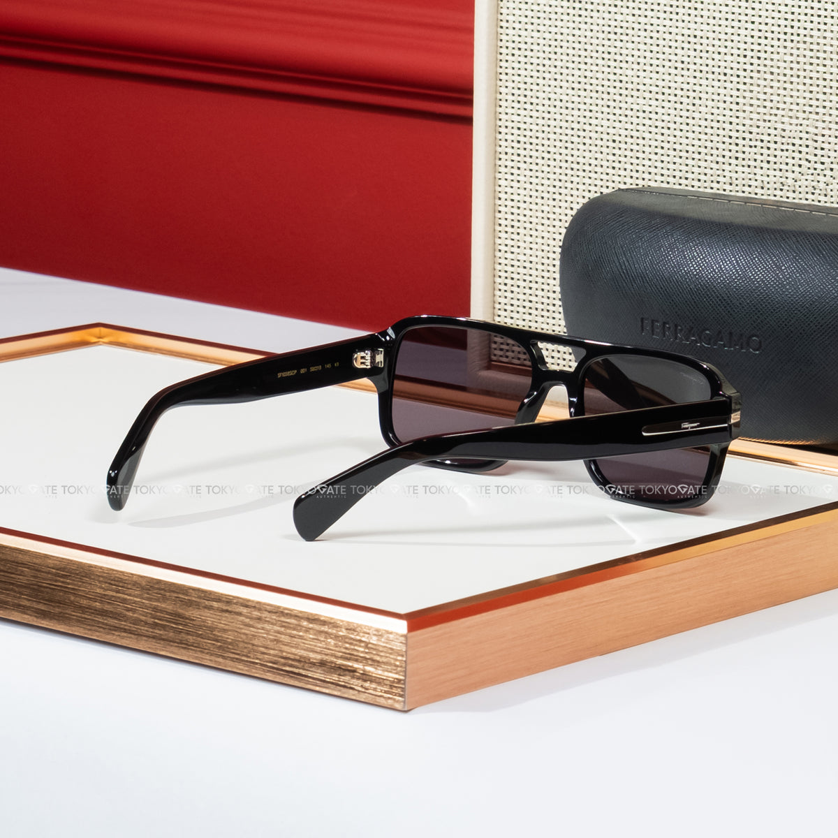 Kính Ferragamo SF1038SCP 001 Black Grey Sunglasses