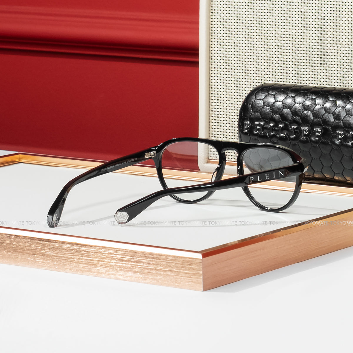 Kính Philipp Plein VPP016M 540700 Shiny Black Silver Eyeglasses