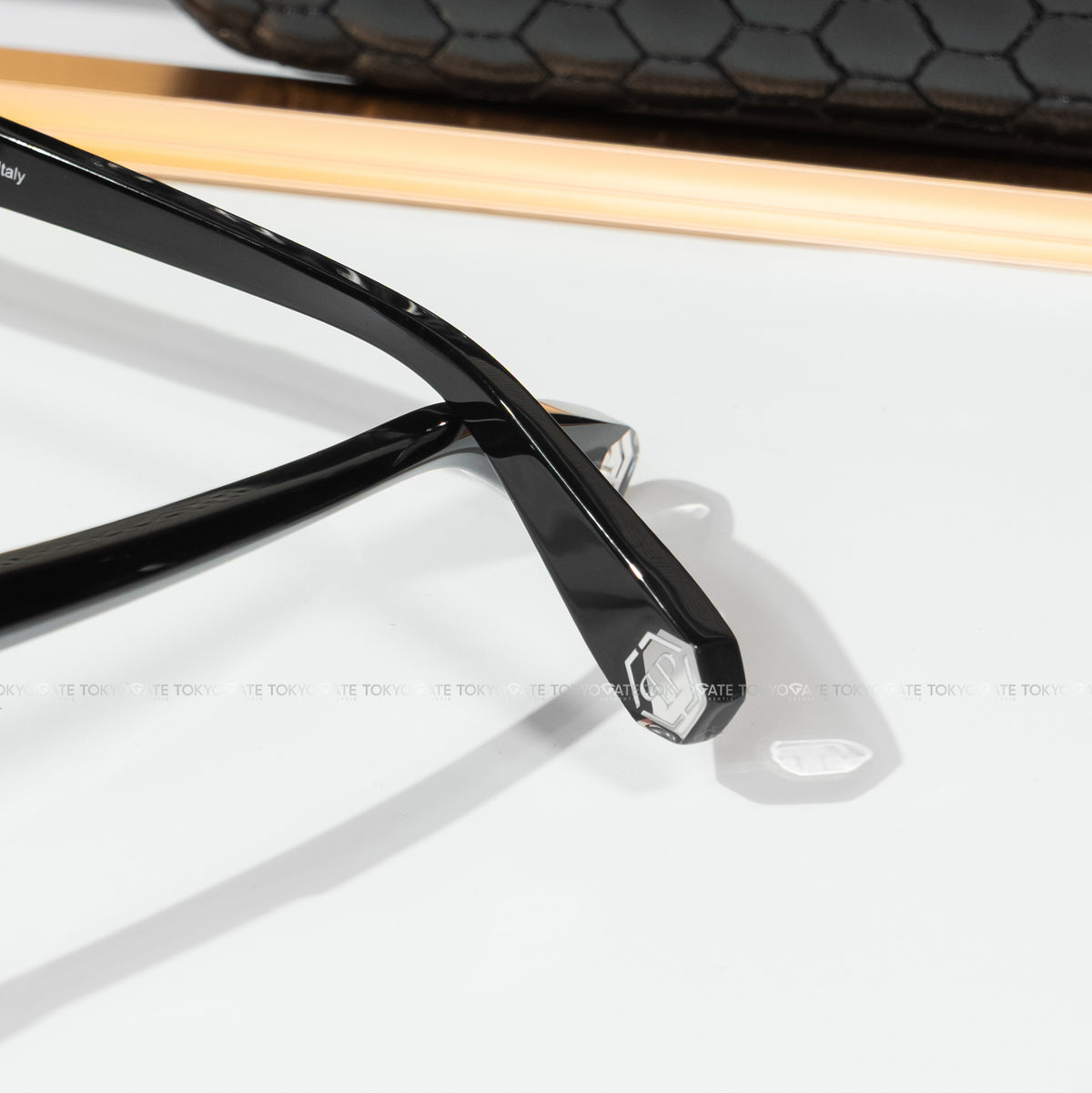 Kính Philipp Plein VPP016M 540700 Shiny Black Silver Eyeglasses