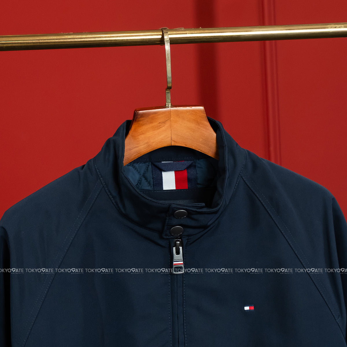 Áo khoác Tommy Hilfiger 155AP166 Highland Cloth Modern Bomber Jacket Navy