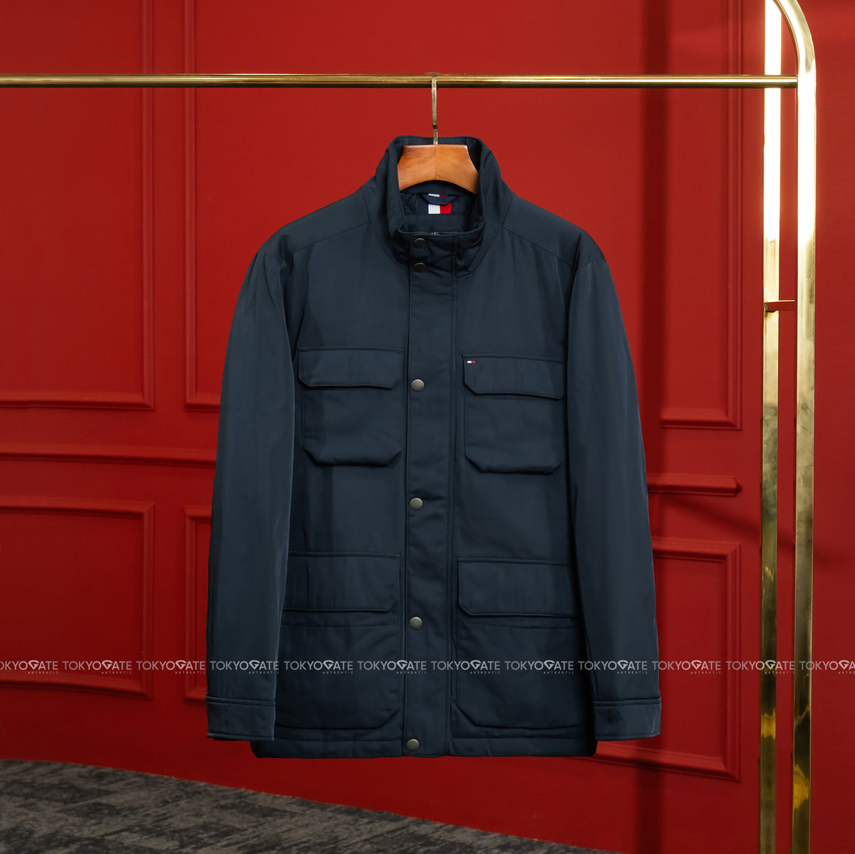 Áo khoác Tommy Hilfiger 155AP170 Navy Puffer Jacket